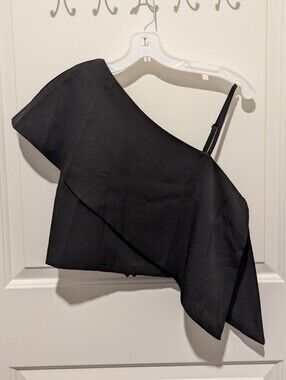 iora Women’s One-Shoulder Top with Asymmetric Ruffle